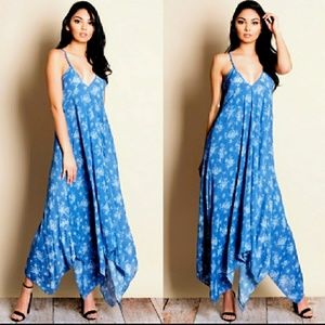 Last 1! Assymetrical Denim Dress: Medium